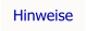 Hinweise